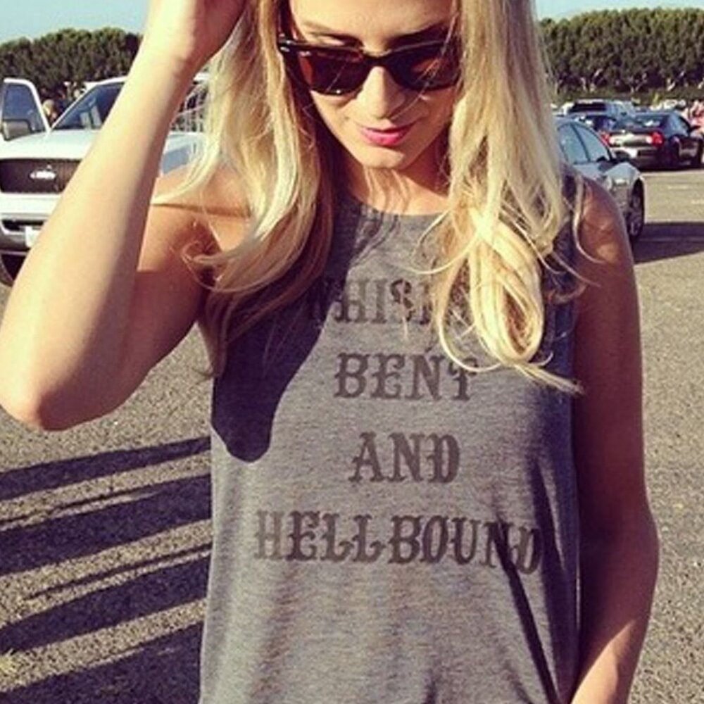 Whiskey Bent and Hell Bound Muscle Tank